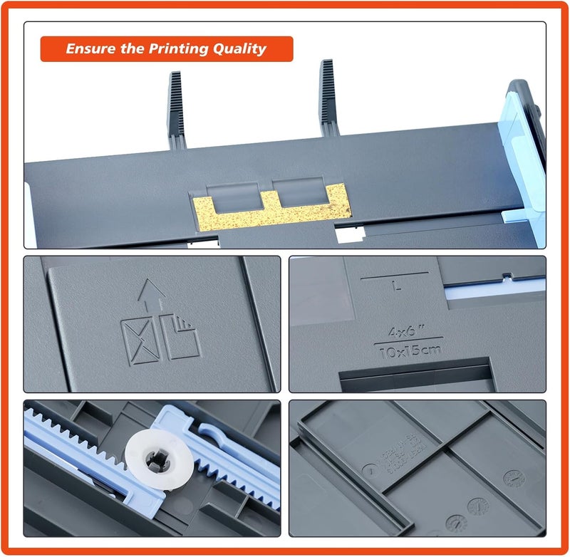 Mhrxusd Paper Output Input Delivery Tray Compatible with HP OfficeJet Pro 9010 9012 9015 9016 9019 9018 9010E 9016E 9015E 9018E 9013E 9110B 9125E Printer Replacement Parts - Image 5